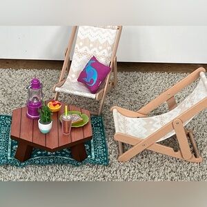 American Girl Doll camping accessories